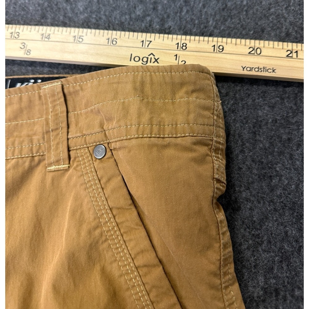 KUHL Shorts Mens 38 Tan Khaki Cotton Nylon Outdoor Hiking Utility Casual 10.5" - Picture 10 of 16